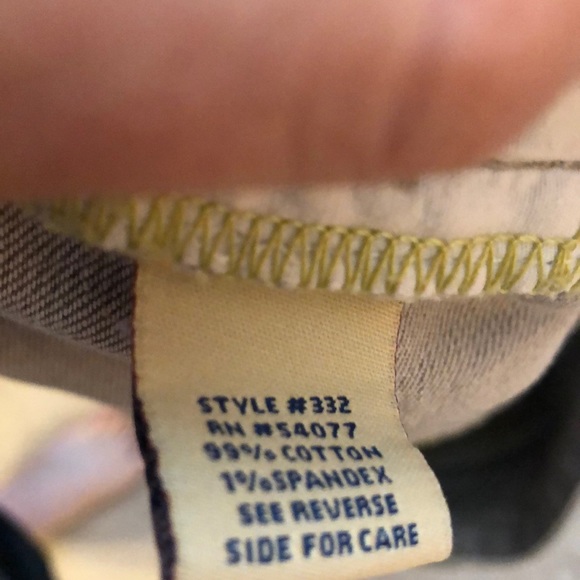 3/$20 CAbi Lou Lou Slim Straight Jean Grey - Picture 6 of 6